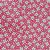 Tecido Tricoline Digital para Patchwork Estampa Mini Floral Branco e Fundo Rosa Chiclete - Imagem 2
