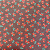 Tecido Tricoline Digital com Estampa Mini Floral em fundo Marrom - Imagem 2
