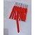 Agulha Crochê Cabo Emborrachado Vermelho  4,5mm - Imagem 1
