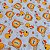 Tecido Tricoline Estampa Potes de Mel, Colmeia Chá de Tarde - Imagem 2
