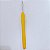 Agulha Crochê Amarelo Cabo Emborrachado 3.5mm - Imagem 1