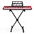 Kit Teclado Musical Kobe KB-150 RD Vermelho 5/8 61 Teclas Com Suporte em X - Imagem 1