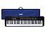 Kit Teclado Musical Kobe KB-150 BK Preto 61 Teclas Com Capa de Transporte Azul - Imagem 1