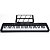 Kit Teclado Musical Kobe KB-150 BK Preto 5/8 61 Teclas Completo Capa Rosa - Imagem 3