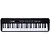 Kit Teclado Musical Kobe KB-150 BK Preto 5/8 61 Teclas Completo Capa Azul - Imagem 2