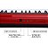 Kit Teclado Musical Kobe KB-150 RD Vermelho 5/8 61 Teclas Com Capa Vermelha - Imagem 8