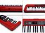 Kit Teclado Musical Kobe KB-150 RD Vermelho 5/8 Completo Capa Preta - Imagem 7