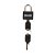Cadeado Sestini Com Chave Preto - Imagem 1
