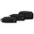 Kit Necessaire Curtlo Light Trio 3 Peças Preto - Imagem 1