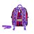 Mochila Infantil MaxToy Masha e o Urso Circus Roxo - Imagem 4