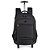 Mochila Polo King Com Carrinho Laptop Preto - Imagem 1