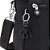 Bolsa Transversal Kipling Elysia 10 Litros Black Noir Preto - Imagem 5