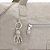 Bolsa Transversal Kipling Art 21 Litros Grey Gris Cinza - Imagem 6