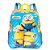 Mochila Sestini Minions M 14 Litros Azul - Imagem 1