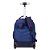 Mochila Sestini Com Carrinho 2 em 1 Rolling Crinkle Azul - Imagem 4