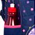 Mochila Sestini Capricho Estrelas 21 Litros Azul Marinho - Imagem 5