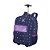 Mochila Sestini Com Carrinho Capricho Estrelas Azul Marinho - Imagem 2