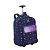 Mochila Sestini Com Carrinho Capricho Estrelas Azul Marinho - Imagem 3