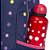 Mochila Sestini Com Carrinho Capricho Estrelas Azul Marinho - Imagem 5