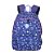 Mochila Sestini Capricho Student Borboletas Azul Marinho - Imagem 1