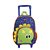 Mochila Sestini Com Rodinhas Média Kids X Dino 2 Azul - Imagem 1