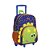 Mochila Sestini Com Rodinhas Média Kids X Dino 2 Azul - Imagem 3