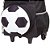 Mochila Sestini Com Rodinhas X Futebol Preto e Branco - Imagem 9