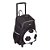 Mochila Sestini Com Rodinhas X Futebol Preto e Branco - Imagem 3