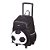 Mochila Sestini Com Rodinhas X Futebol Preto e Branco - Imagem 2