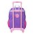 Mochila Sestini Com Rodinhas M Plus Sereia 2 Roxo - Imagem 4