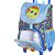 Mochila Sestini Com Rodinhas Média Y Alien 16 Litros Azul - Imagem 7