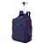Mochila Sestini Carrinho 2 em 1 Rolling Crinkle Azul e Rosa - Imagem 2
