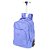 Mochila Sestini Com Carrinho Rolling Crinkle 28 Litros Lilás - Imagem 2