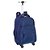 Mochila Sestini 4 Rodas Rolling Crinkle 34 Litros Azul - Imagem 3