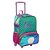 Mochila Sestini Com Rodinhas X Mermaid 2 Sereia Colorido - Imagem 2