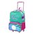Mochila Sestini Com Rodinhas X Mermaid 2 Sereia Colorido - Imagem 3