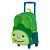 Mochila Sestini Com Rodinhas Escolar Kids Dino 3 Verde - Imagem 3