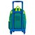 Mochila Sestini Com Rodinhas Escolar Kids Dino 3 Verde - Imagem 4
