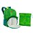 Mochila Sestini Escolar Kids Dino 3 Média Verde - Imagem 5