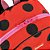 Mochila Sestini Escolar Kids Joaninha Média Vermelho - Imagem 7