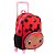 Mochila Sestini Com Rodinhas Escolar Kids Joaninha Vermelho - Imagem 2