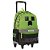 Mochila Sestini Com Rodinhas Escolar Minecraft Creeper Verde - Imagem 2