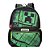 Mochila Sestini Escolar Minecraft Acid Creeper Grande Verde - Imagem 1