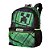 Mochila Sestini Escolar Minecraft Acid Creeper Grande Verde - Imagem 2