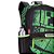 Mochila Sestini Escolar Minecraft Acid Creeper Grande Verde - Imagem 5