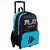 Mochila Sestini Com Rodinhas Escolar X Start Grande Azul - Imagem 2