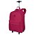 Mochila Sestini Com Rodinha Externo Rolling Crinkle Pink - Imagem 3