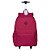 Mochila Sestini Com Rodinha Externo Rolling Crinkle Pink - Imagem 1
