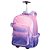Mochila Sestini Com Carrinho Capricho Paetê Rosa Lilás - Imagem 2