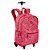 Mochila Sestini Com Carrinho Capricho Student Picnic Rosa - Imagem 2